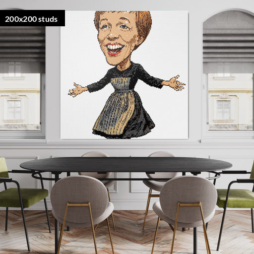 200*200studs, 160*160cm, 63*63inch