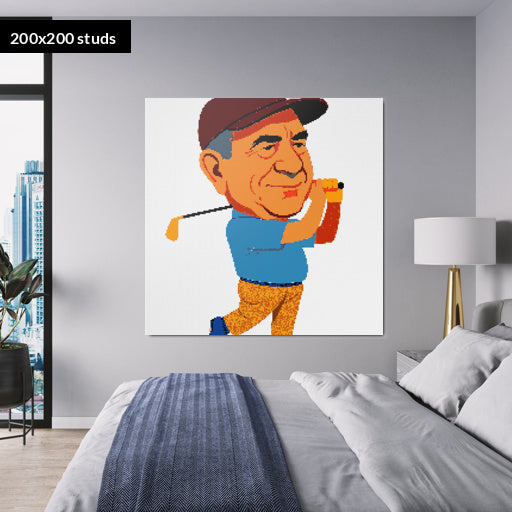 200*200studs, 160*160cm, 63*63inch