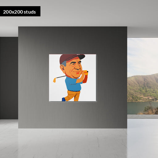 200*200studs, 160*160cm, 63*63inch