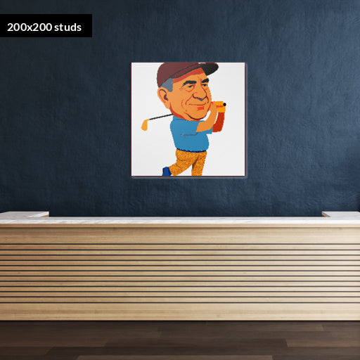 200*200studs, 160*160cm, 63*63inch