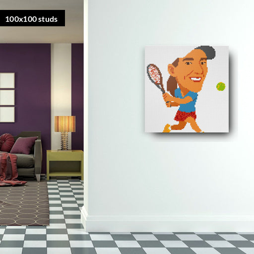 100*100studs, 80*80cm, 31,5*31,5inch
