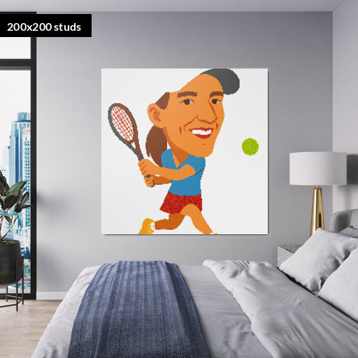 200*200studs, 160*160cm, 63*63inch