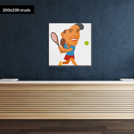 200*200studs, 160*160cm, 63*63inch