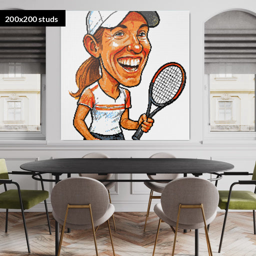 200*200studs, 160*160cm, 63*63inch