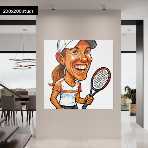 200*200studs, 160*160cm, 63*63inch