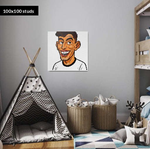 100*100studs, 80*80cm, 31,5*31,5inch