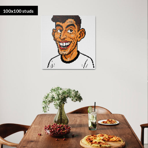 100*100studs, 80*80cm, 31,5*31,5inch