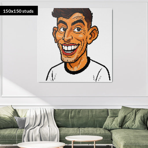 150*150studs, 120*120cm, 47,25*47,25inch