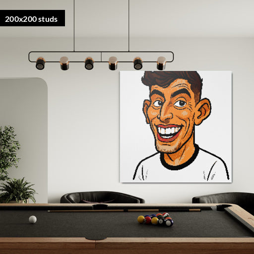 200*200studs, 160*160cm, 63*63inch