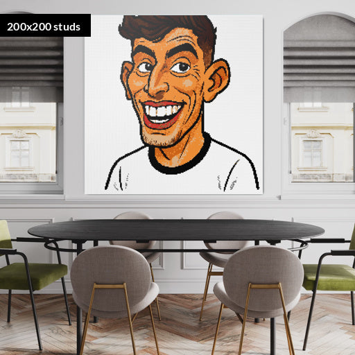 200*200studs, 160*160cm, 63*63inch