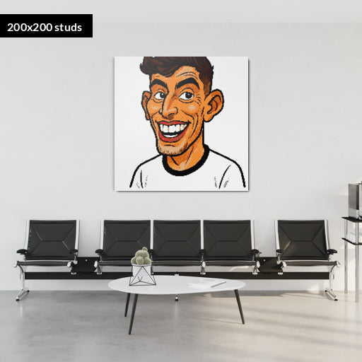 200*200studs, 160*160cm, 63*63inch