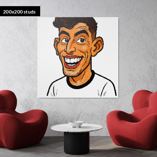 200*200studs, 160*160cm, 63*63inch