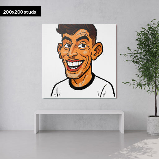 200*200studs, 160*160cm, 63*63inch