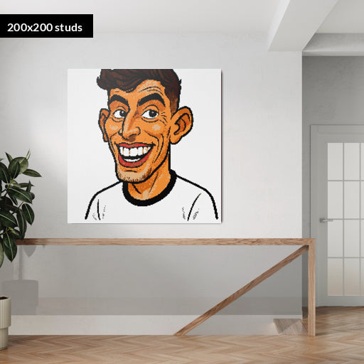 200*200studs, 160*160cm, 63*63inch