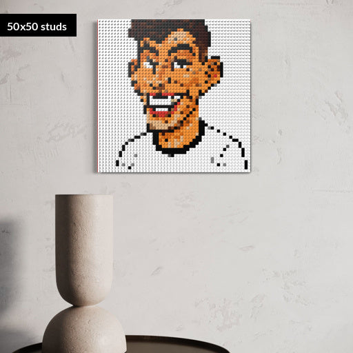 50*50studs, 40*40cm, 15,75*15,75inch