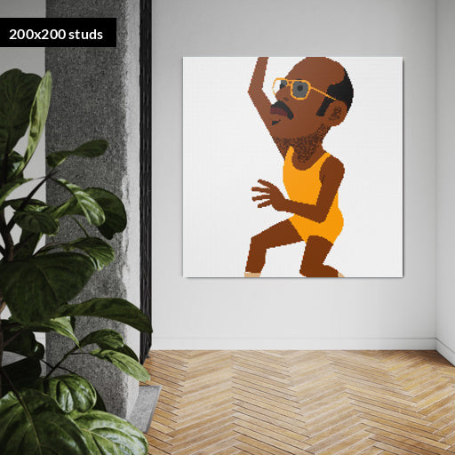 200*200studs, 160*160cm, 63*63inch