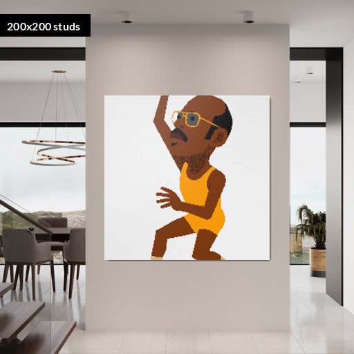 200*200studs, 160*160cm, 63*63inch