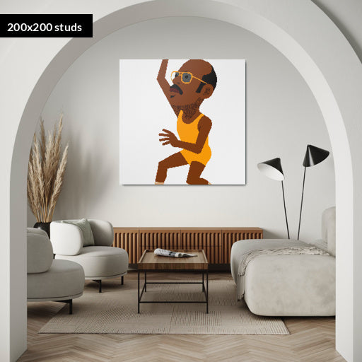 200*200studs, 160*160cm, 63*63inch