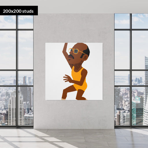 200*200studs, 160*160cm, 63*63inch