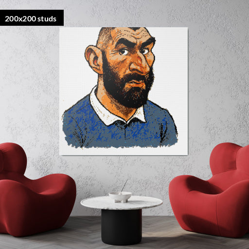 200*200studs, 160*160cm, 63*63inch