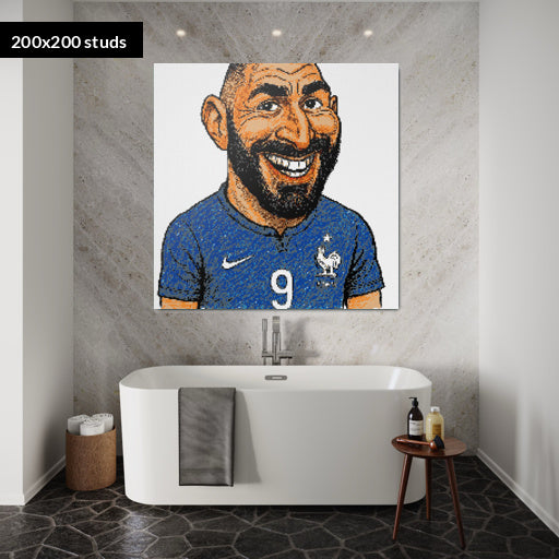 200*200studs, 160*160cm, 63*63inch