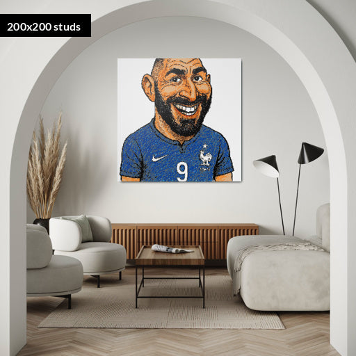 200*200studs, 160*160cm, 63*63inch