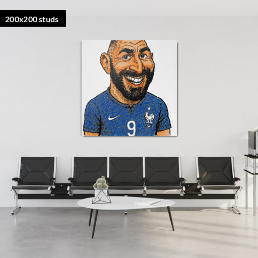 200*200studs, 160*160cm, 63*63inch