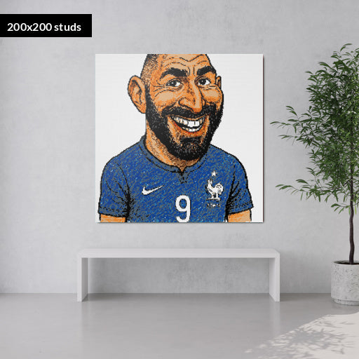 200*200studs, 160*160cm, 63*63inch