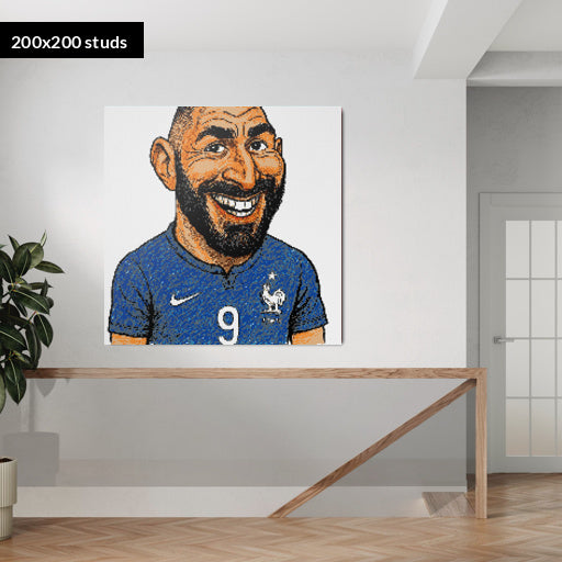 200*200studs, 160*160cm, 63*63inch