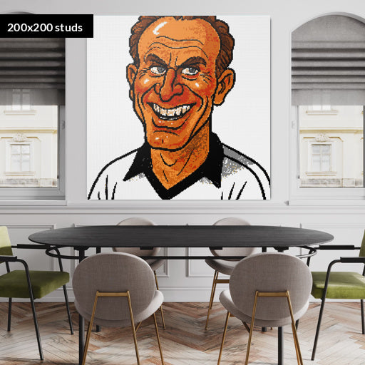 200*200studs, 160*160cm, 63*63inch