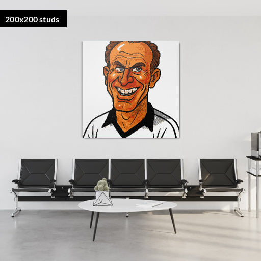 200*200studs, 160*160cm, 63*63inch