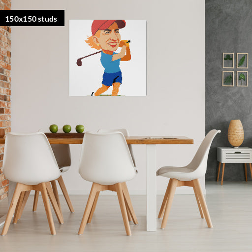 150*150studs, 120*120cm, 47,25*47,25inch