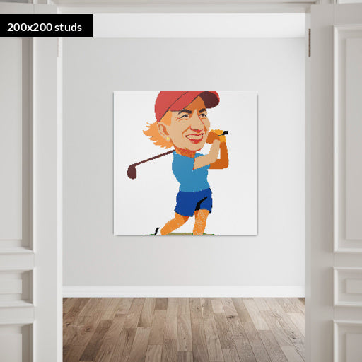 200*200studs, 160*160cm, 63*63inch
