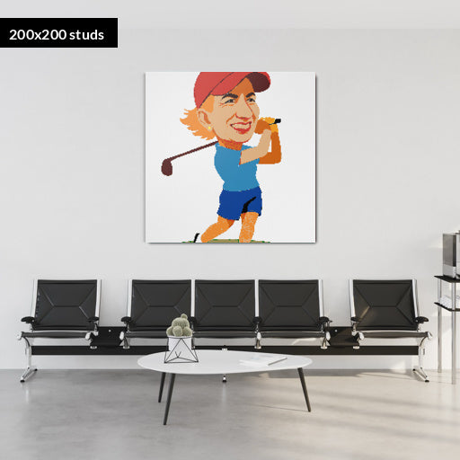 200*200studs, 160*160cm, 63*63inch