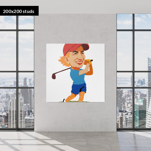 200*200studs, 160*160cm, 63*63inch
