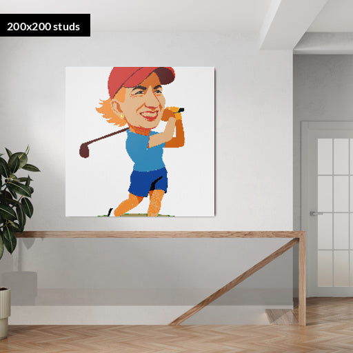 200*200studs, 160*160cm, 63*63inch