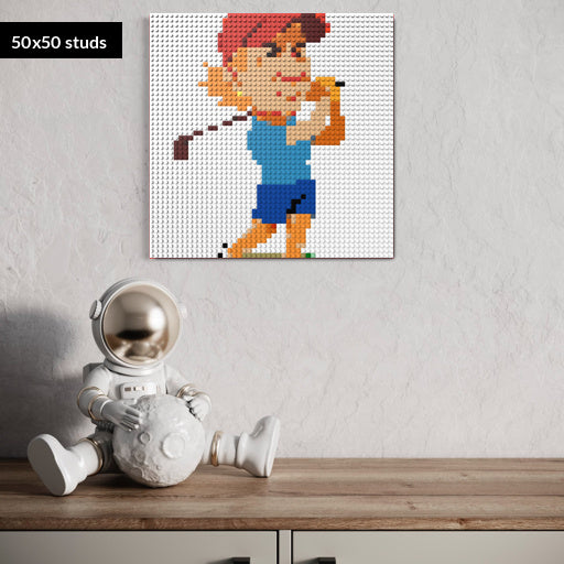 50*50studs, 40*40cm, 15,75*15,75inch