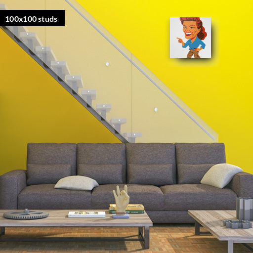 100*100studs, 80*80cm, 31,5*31,5inch