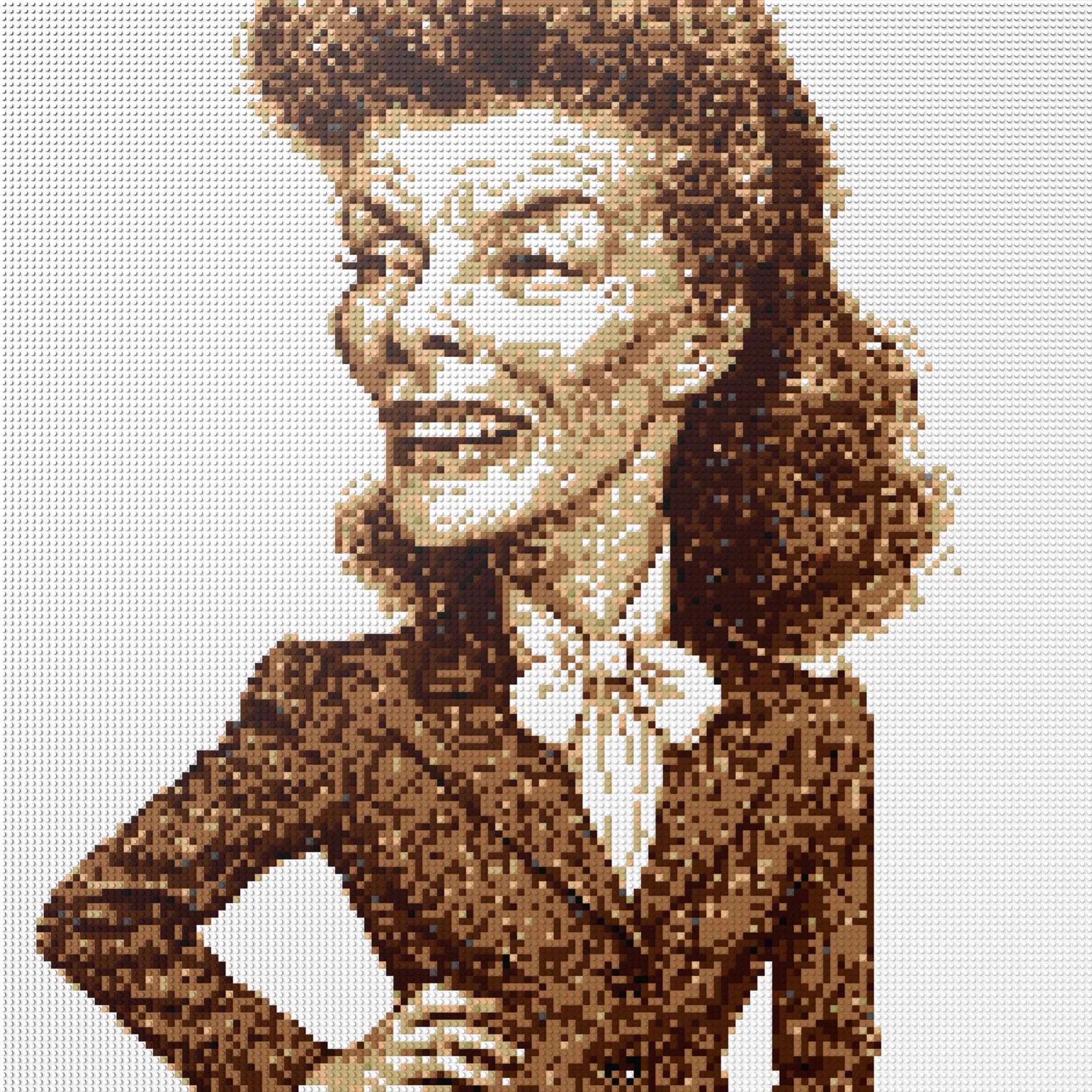 150*150studs, 120*120cm, 47,25*47,25inch