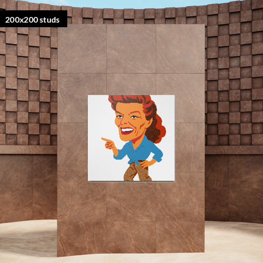 200*200studs, 160*160cm, 63*63inch