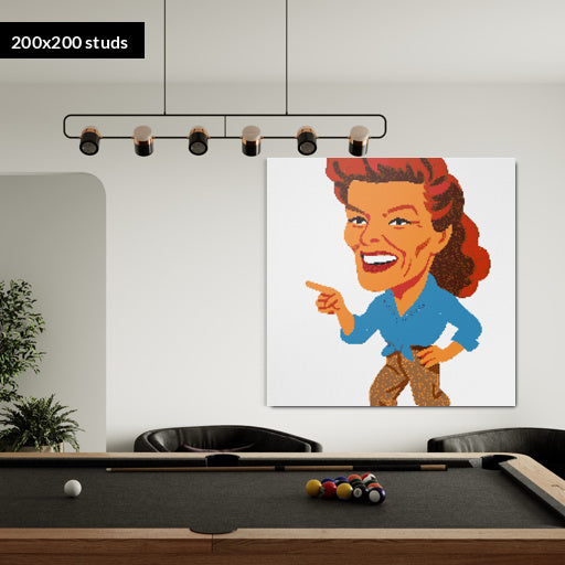200*200studs, 160*160cm, 63*63inch