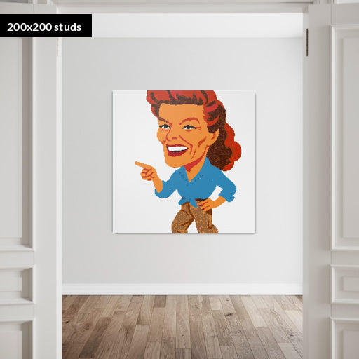 200*200studs, 160*160cm, 63*63inch