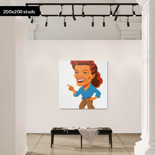 200*200studs, 160*160cm, 63*63inch