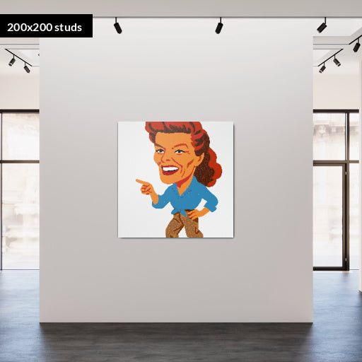 200*200studs, 160*160cm, 63*63inch