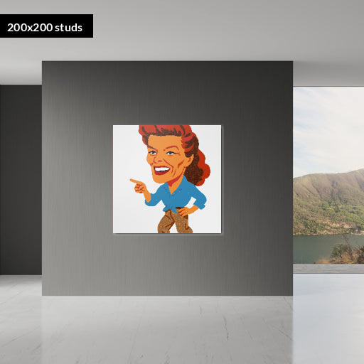 200*200studs, 160*160cm, 63*63inch