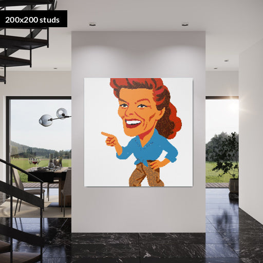 200*200studs, 160*160cm, 63*63inch