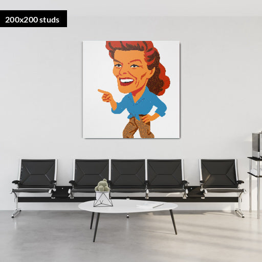 200*200studs, 160*160cm, 63*63inch