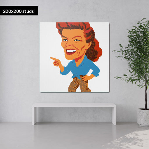 200*200studs, 160*160cm, 63*63inch