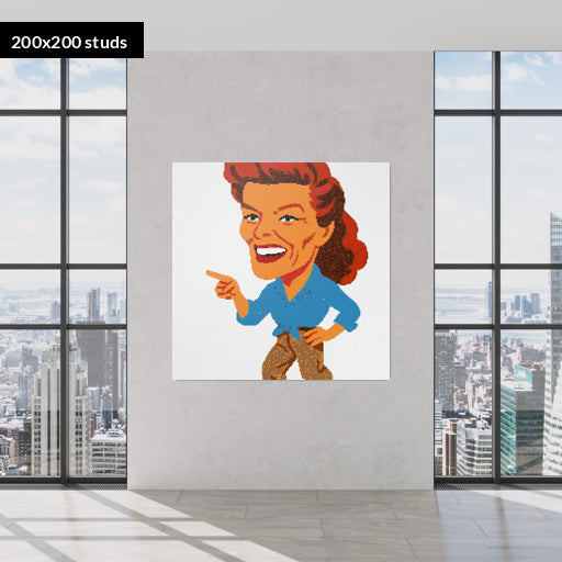 200*200studs, 160*160cm, 63*63inch