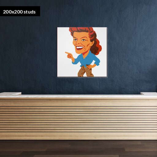 200*200studs, 160*160cm, 63*63inch